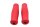 Set rode stuurgrepen (links en rechts), antislip rubberen handvatten Triumph universell