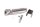 Rear right passenger footrest, ribbed, 7660174 BMW K 1200 S K40 K12S 0581 05-08