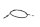 Justeringsgevind for koblingskabel Bowdenkabel Triumph Speed Triple 1050 515NJ 05-07