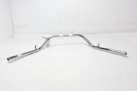 Handlebar 22mm chrome-plated universal bent knurled...