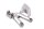 plaque de fixation du repose-pieds, arrière droit Triumph Trident 660 Euro 5 L101 21-23