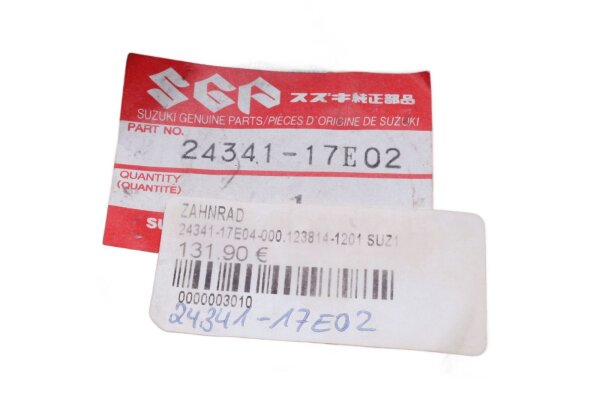 Ingranaggio del cambio a 4 velocità, albero di uscita 24341-17E02 Suzuki GSX-R 750 W GR7BB 92-95