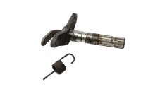 Rear right brake lever shaft retaining spring for foot...