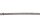 Tubo freno posteriore idraulico in treccia dacciaio Triumph Daytona 675 D67LC 06-08
