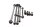 Juego de tornillos para motor, tornillos de cabeza hexagonal, llave Allen BMW R 1100 S 259 0422 R2S 98-05