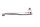 Levier dembrayage, levier manuel, levier de commande, gauche, argent Triumph Sprint ST T695AB 99-04