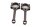 Pleuelstange Kurbelwelle Set Kolben Pleuel 59C Yamaha XP 530 T-Max DX 17-17
