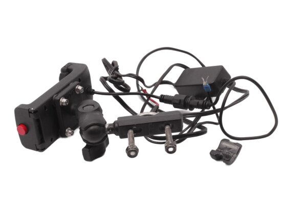 Phone holder with charging function, universal holder Motorrad Zubehör universell