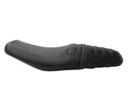 Black bench with decorative stitching Triumph Street Twin 900 EFI Bonneville 16-16