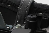 Black bench with decorative stitching Triumph Street Twin 900 EFI Bonneville 16-16