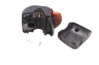 Left handlebar switch for turn signals, horn, lights, and...