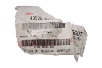 Rear left passenger footrest rubber pedal pad Suzuki GN...