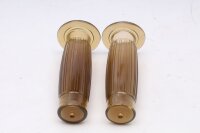 Guidon vintage transparent nervuré, gauche et droite Motorrad Zubehör universell