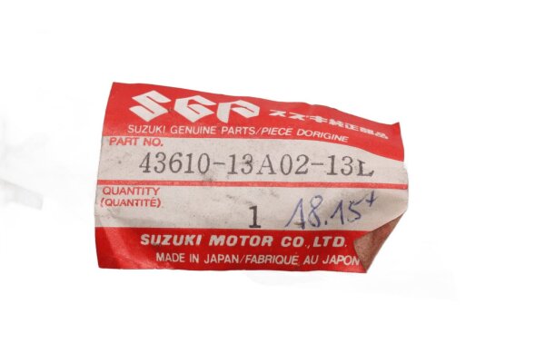 Front footrest, coarsely toothed, riders pedal pad Suzuki universell