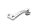 plaque de support de repose-pieds avant gauche 43520-05330 Suzuki GN 125 GN125E 82-90