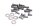 Bromsskivsbultsats fram bak BMW K 1200 S K40 K12S 0581 05-08
