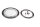 ABS-sensorring, achterremring, impulsring Triumph Sprint ST1050 215NA 05-10