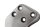 Left handlebar clamp 22.2mm motorcycle bracket BMW R 1200 RT 0368 05-09