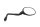 rechter stuurspiegel, zwart Triumph Street Triple 765 S Euro 4 STRTR-S/17 17-21