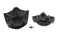 Funda de asiento de pasajero, panel de asiento, carenado trasero, negro Triumph Daytona 660 25-25