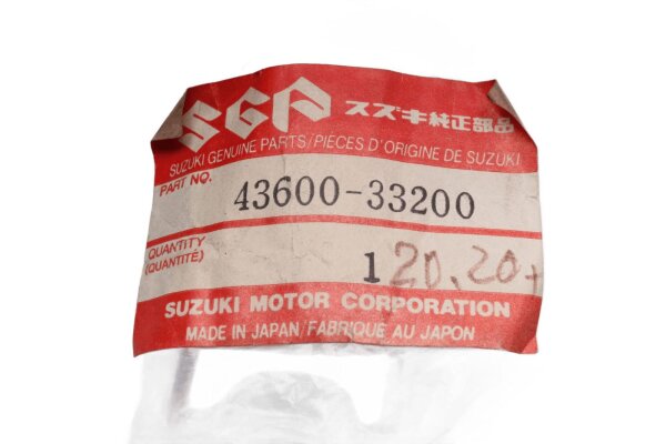 Fodstøtte til passager bagtil i højre side, ribbet gummi Suzuki GSX 400 FE Katana GS40XF 81-83