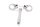 Lower fork bridge, chassis mount, clamping block Triumph Tiger 1200 GT 24-24