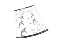 Center stand black mounting kit Motorrad Zubehör universell