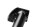 Center stand black mounting kit Motorrad Zubehör universell