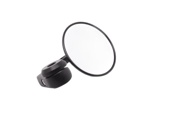 Lenkerspiegel rund Bar End Spiegel universal schwarz Motorrad Zubehör universell