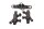 camshaft supports, rocker arm shafts, left, timing drive BMW R 1100 R 259 0407 95-01