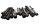 Screw set axle bolts spacers BMW R 1200 RT 0368 05-09