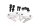 Headlight bracket mounting kit Honda CB 750 Seven Fifty RC42 92-03