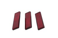 Set di catarifrangenti rettangolari autoadesivi Triumph Daytona 600 04-04