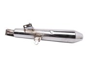 Exhaust silencer muffler chrome Triumph Thruxton 865 EFI...