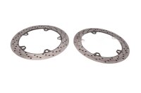 Front drilled brake discs, set of brake rotors (pair) BMW...