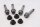 Wheel hub bolt set, chainring carrier BMW R 1100 RT 259 0413 96-01