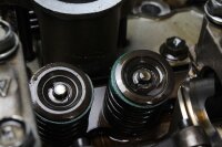 Culata, tapa de válvulas, control del tren de válvulas Suzuki GSX 1100 G GV74A 91-96