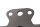 Support de plaque dimmatriculation, fixation arrière Ducati Monster 1200 S 16-16