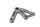 Piastra di supporto della staffa del poggiapiedi anteriore sinistra Triumph Speed Triple 955 EFI 04-04