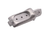 Right passenger footrest, footrest plate, mounting...