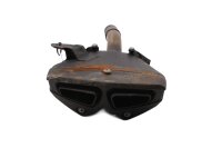 Exhaust muffler dual pipe exhaust silencer Kawasaki Z 1000 E ZRT00D/E 10-13