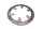 Perforated front brake disc, front wheel brake Honda CB 750 Seven Fifty RC42 92-03