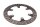 Perforated front brake disc, front wheel brake Honda CB 750 Seven Fifty RC42 92-03