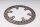 Perforated front brake disc, front wheel brake Honda CB 750 Seven Fifty RC42 92-03