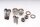 Veerpoot, asbouten, afstandhouders, schroeven, moeren Yamaha XJR 1300 RP02 99-01