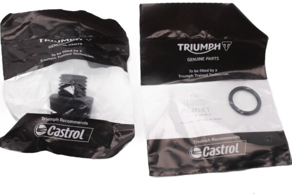 Tappo di riempimento dellolio con anello di tenuta Triumph Street Triple 675 R D67LD/R/12 12-12