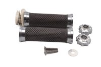 Handlebar grips, grip rubbers, set, screw caps Honda CB...