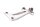 Rear right footrest assembly, passenger seat bracket Yamaha XJR 1300 RP02 99-01