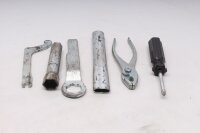 On-board tool kit, bag, screwdriver, pliers, wrench Yamaha XJR 1300 RP02 99-01