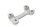 Collier de serrage triple pour guidon argenté Triumph Street Triple 675 R D67LD/R 09-11